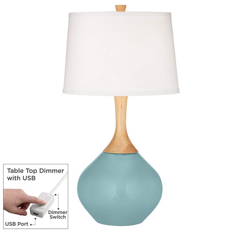 Image 1 Raindrop Wexler Table Lamp with Dimmer
