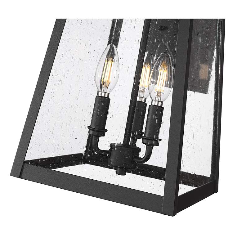 Image 6 Rainer by Z-Lite Black 11.5 inch 3 Light Outdoor Wall Light more views