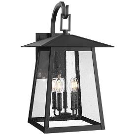 Image1 of Rainer by Z-Lite Black 15.5 inch 5 Light Outdoor Wall Light