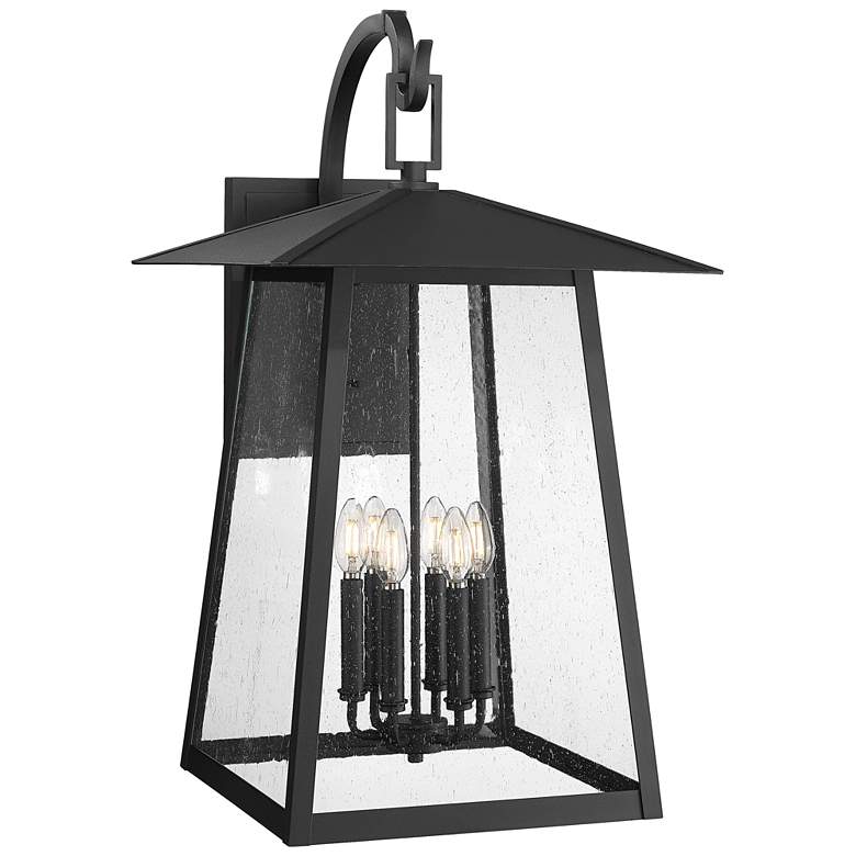 Image 1 Rainer by Z-Lite Black 17.5 inch 6 Light Outdoor Wall Light