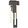 Rainfall 18.9"H Right Oil Rubbed Bronze LED Outdoor Sconce w/ Seeded S