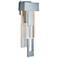 Rainfall LED Outdoor Sconce - Steel - Clear Glass - Right Orientation