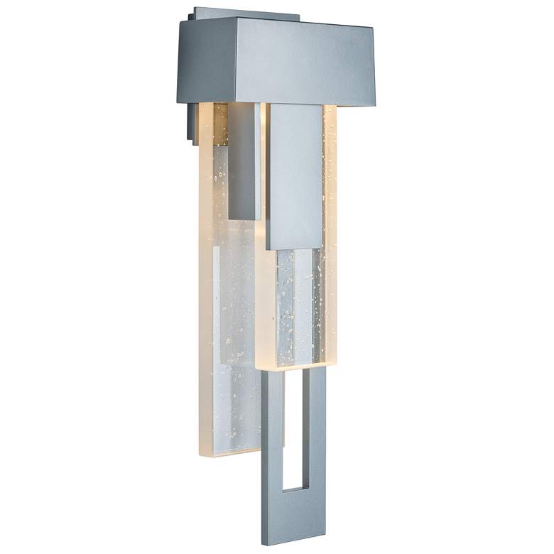 Image 1 Rainfall LED Outdoor Sconce - Steel - Clear Glass - Right Orientation