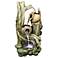 Rainforest 39" High Waterfall Tiered Jars LED Floor Fountain