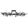 Thumbnail2 of Rainforest 43" Wide Rustic Bronze 10-Light Ceiling Light