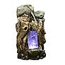 Rainforest Waterfall 22" High Small Fountain with Light
