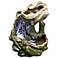 Rainforest Waterfall Curved Log 23" High LED Small Fountain