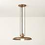 1_Rainhill 16" Wide Patina Brass Pendant Light