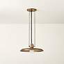 5_Rainhill 16" Wide Patina Brass Pendant Light more views