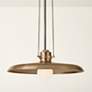 1_Rainhill 24" Wide Patina Brass Pendant Light
