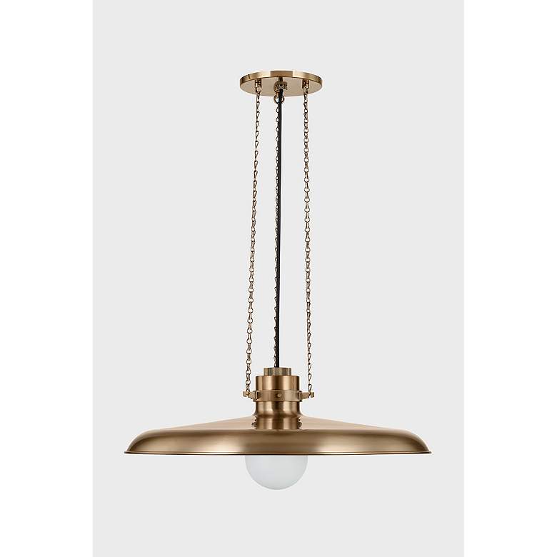 Image 4 Rainhill 24" Wide Patina Brass Pendant Light more views