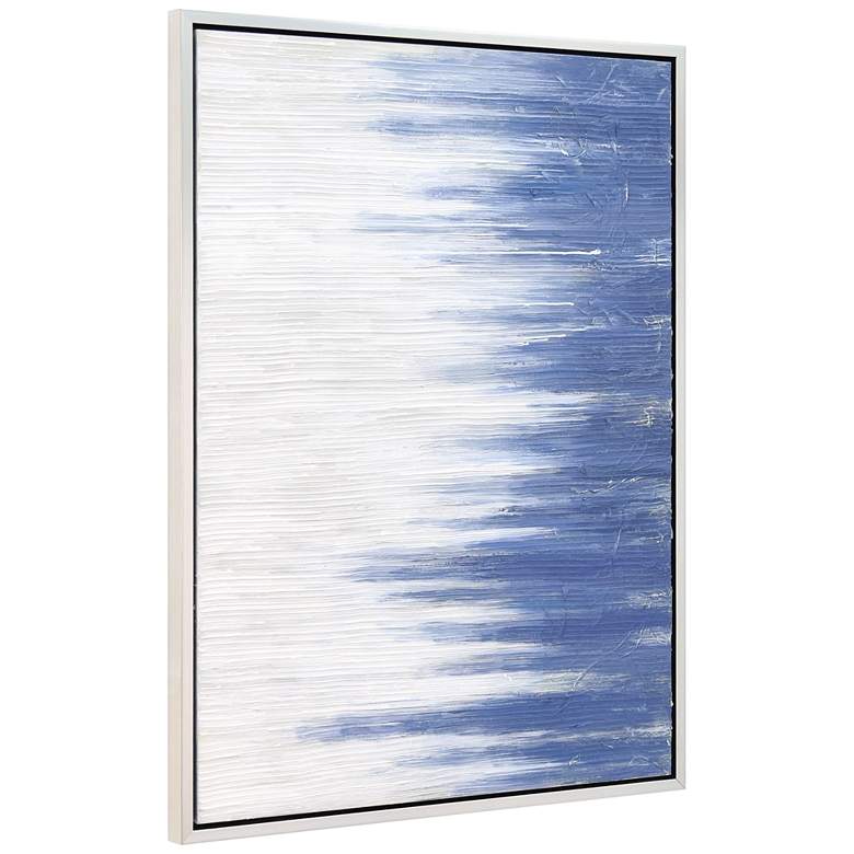 Image 4 Rainy Winter 40"W Textured Metallic Framed Canvas Wall Art more views