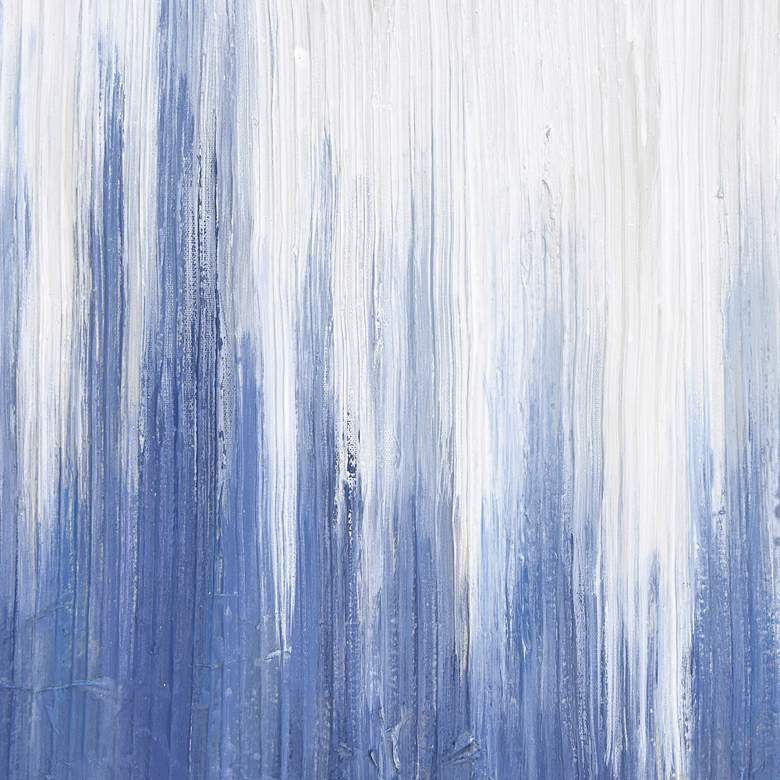 Image 6 Rainy Winter 40 inchW Textured Metallic Framed Canvas Wall Art more views