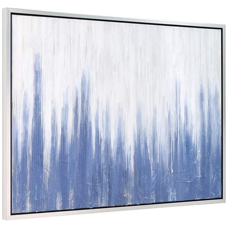 Image 7 Rainy Winter 40"W Textured Metallic Framed Canvas Wall Art more views