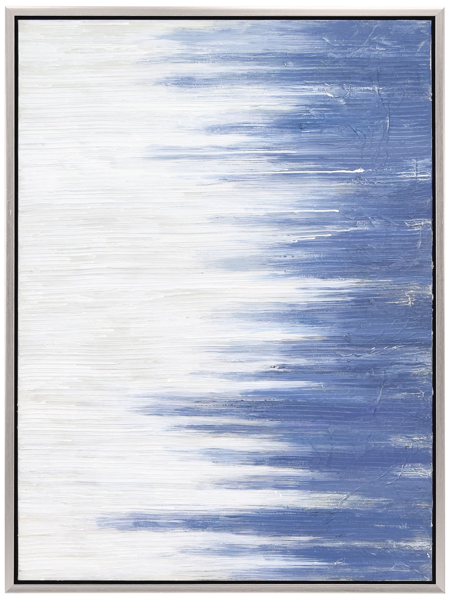 Rainy Winter 40"W Textured Metallic Framed Canvas Wall Art in scene