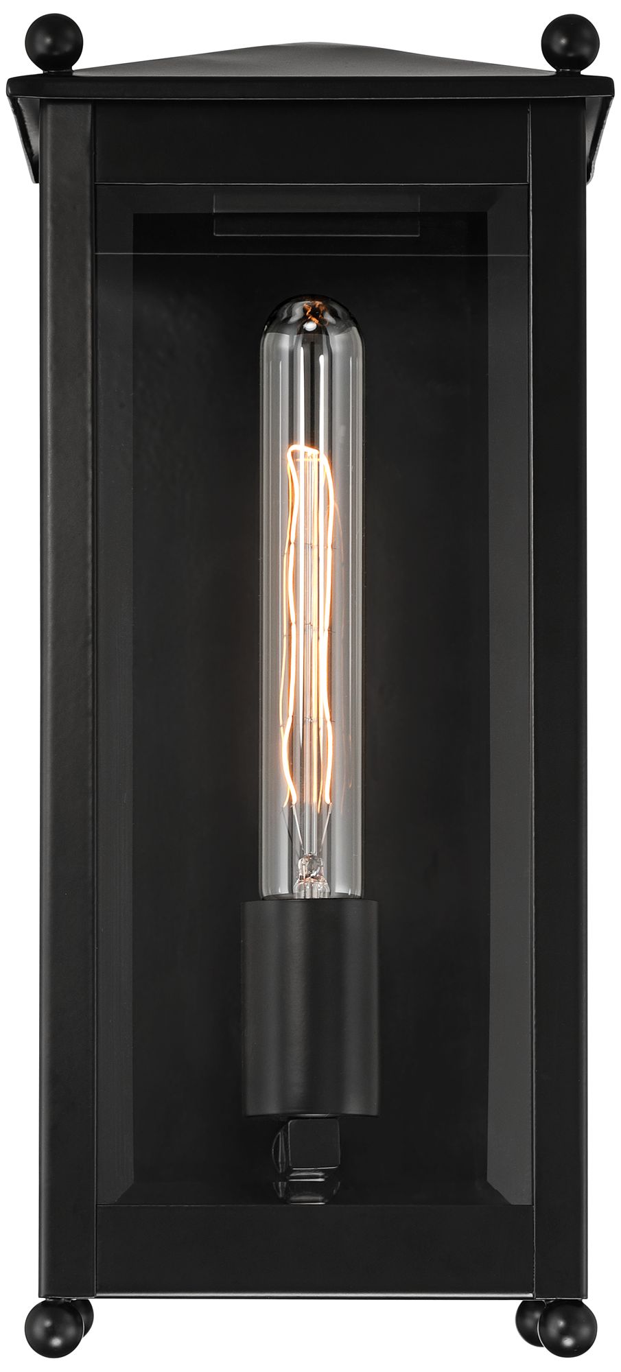 Image 4 Raissa 14 1/2" High Black Outdoor Barn Wall Light more views