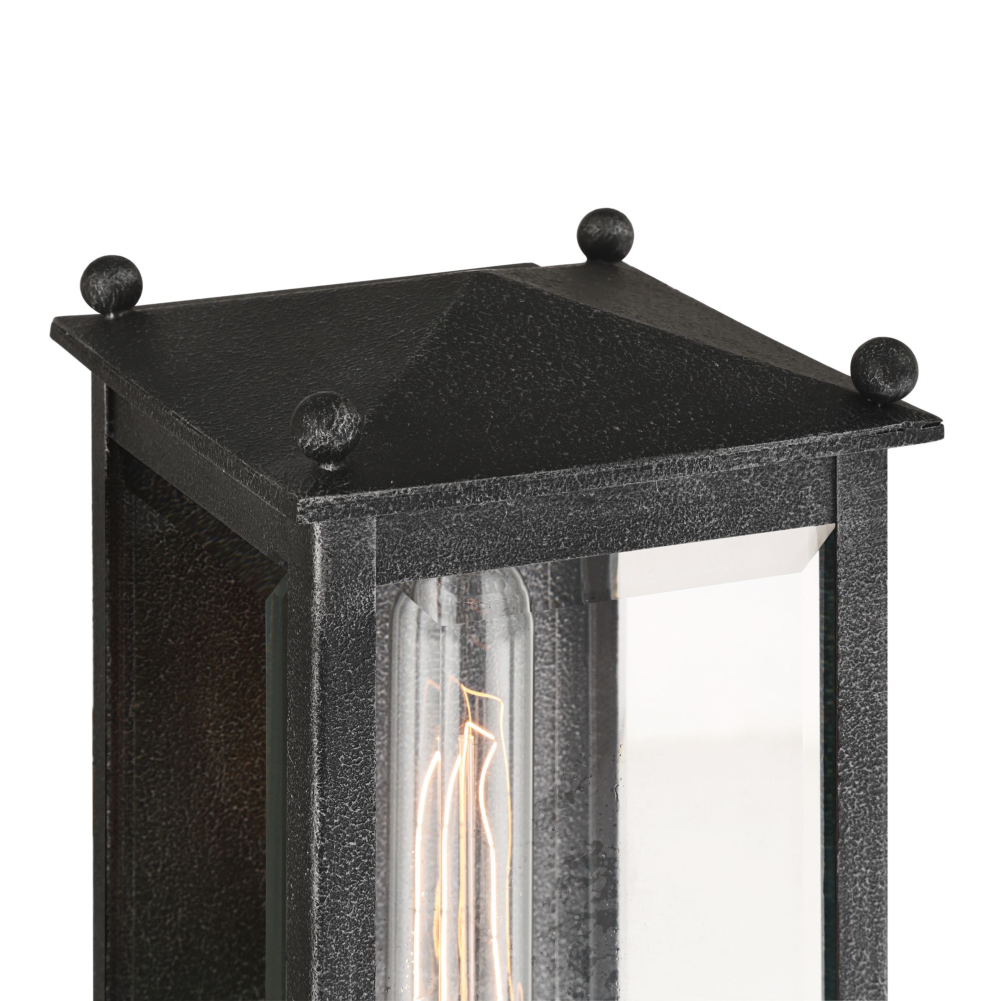 Image 3 Raissa 14 1/2" High Weathered Zinc Outdoor Barn Wall Light more views