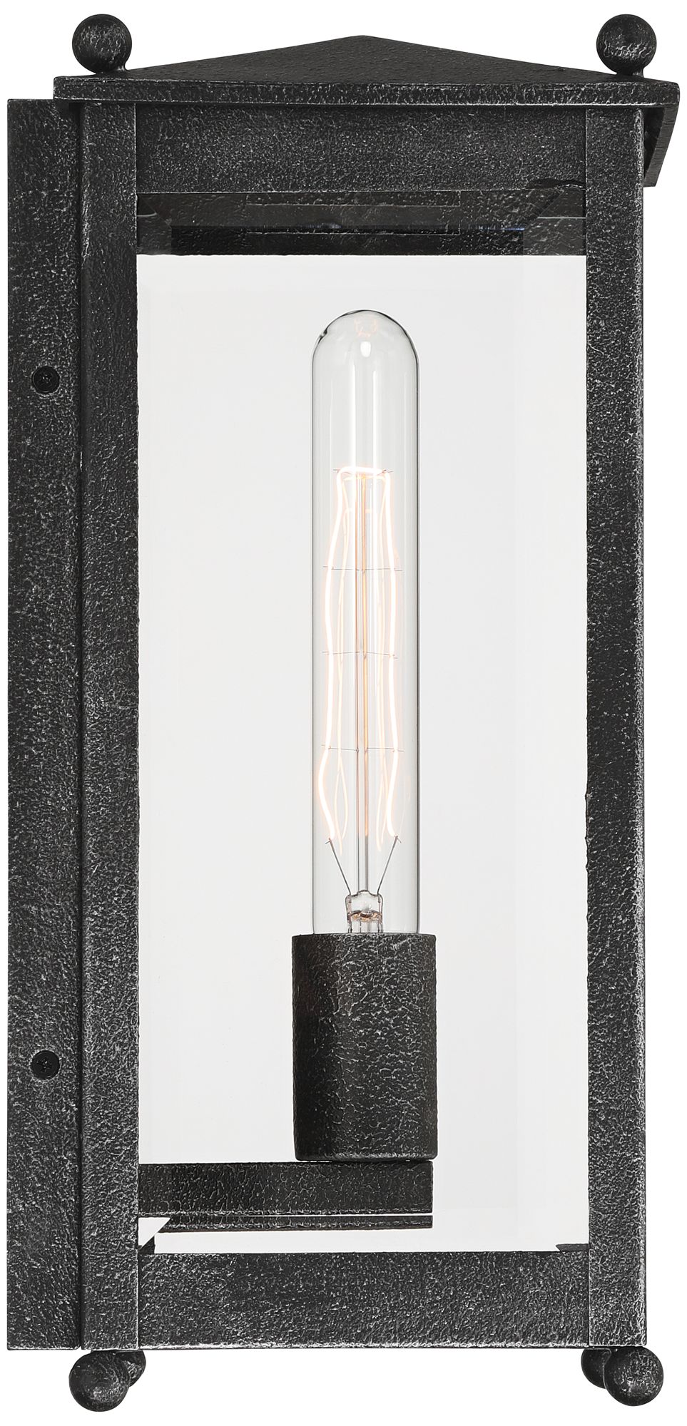 Raissa 14 1/2" High Weathered Zinc Outdoor Barn Wall Light