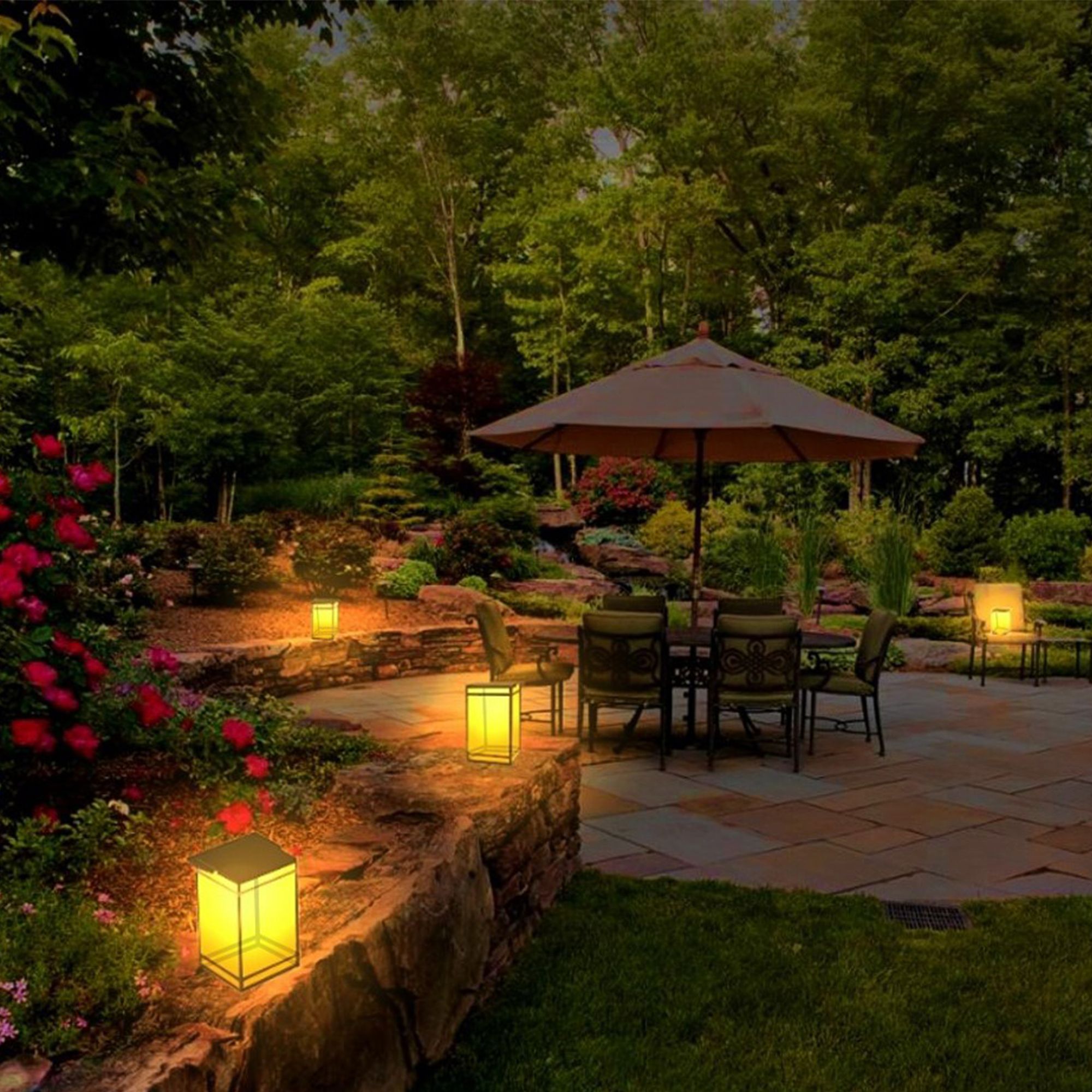 Raka 7 3/4" High Black Clear LED Solar Portable Lantern