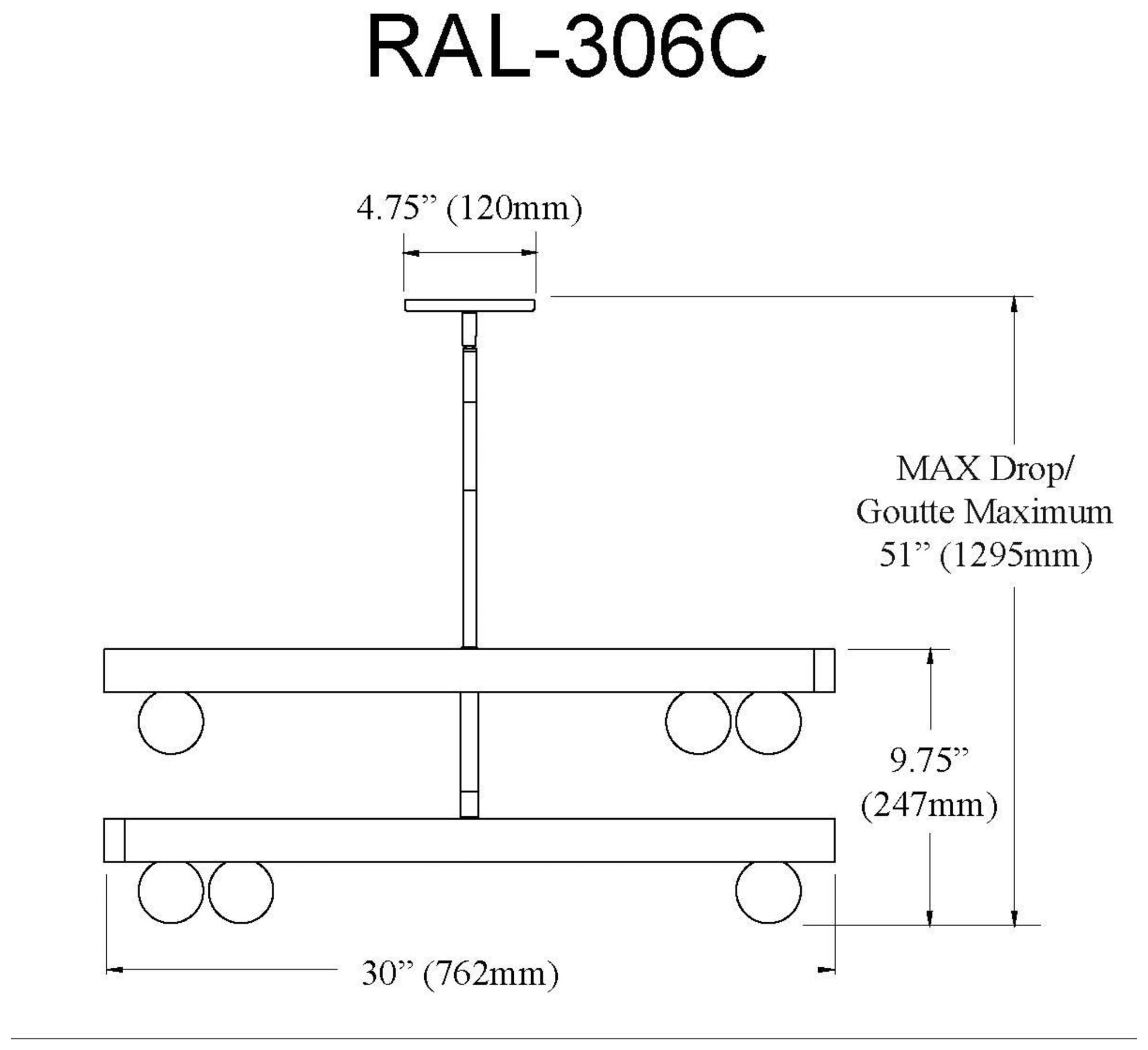 Image 4 Raleigh 30" Wide 6 Light Matte Black Chandelier more views