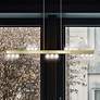 1_Raleigh 72" Wide 15 Light Aged Brass Linear Pendant
