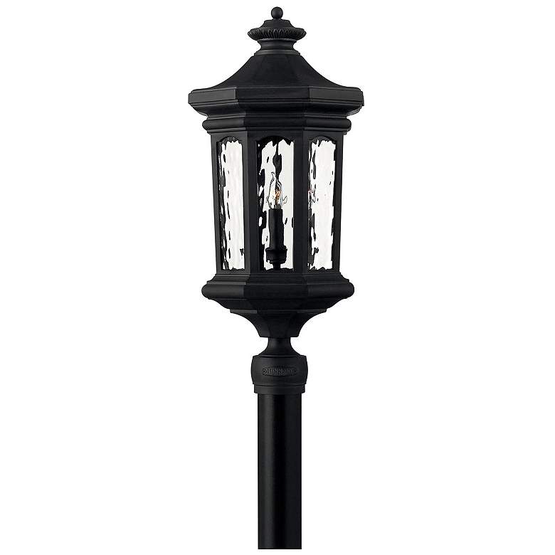 Image 1 Raley 26 1/4 inch High Black 3 Watts Outdoor Post Light