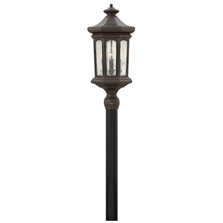 Image 1 Raley 26 1/4 inch High Bronze 4 Watts Outdoor Post Light