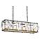 Rali 35 3/4"W Matte Black Kitchen Island Light Chandelier