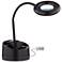 Rally Organizer LED Desk Lamp with Magnifier, Outlet and USB