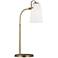 Ralph Lauren Hazel Time Worn Brass Task LED Desk Lamp by Ralph Lauren