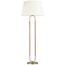 2_Ralph Lauren Katie 56 1/4" Saddle Leather Brass LED Floor Lamp