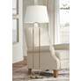 1_Ralph Lauren Katie 56 1/4" Saddle Leather Brass LED Floor Lamp