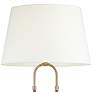 3_Ralph Lauren Katie 56 1/4" Saddle Leather Brass LED Floor Lamp more views
