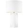 Ralph Lauren William Matte Ivory Finish LED Modern Ceramic Table Lamp