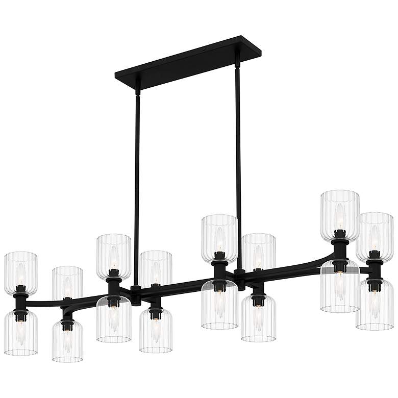 Image 2 Ramada 16-Light Matte Black Island Light