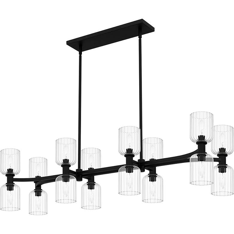 Image 3 Ramada 16-Light Matte Black Island Light more views