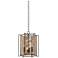 Ramon 13"W Textured Black and Natural Jute 3-Light Pendant