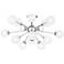 Ramona 31 3/4" Wide Frosted Glass LED Ceiling Light