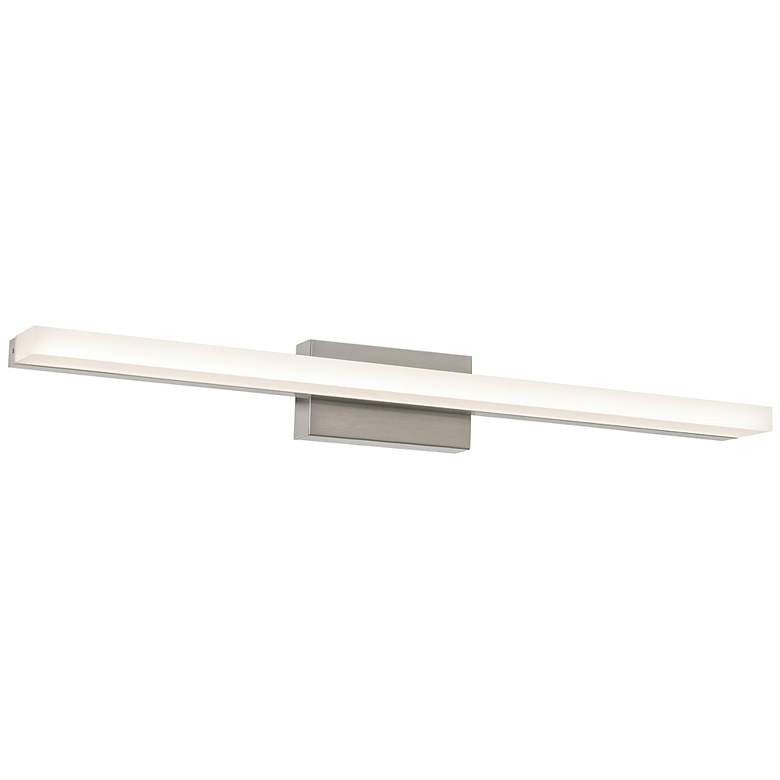 Image 3 Ramona 36" Wide Satin Nickel LED Vanity Bath Light