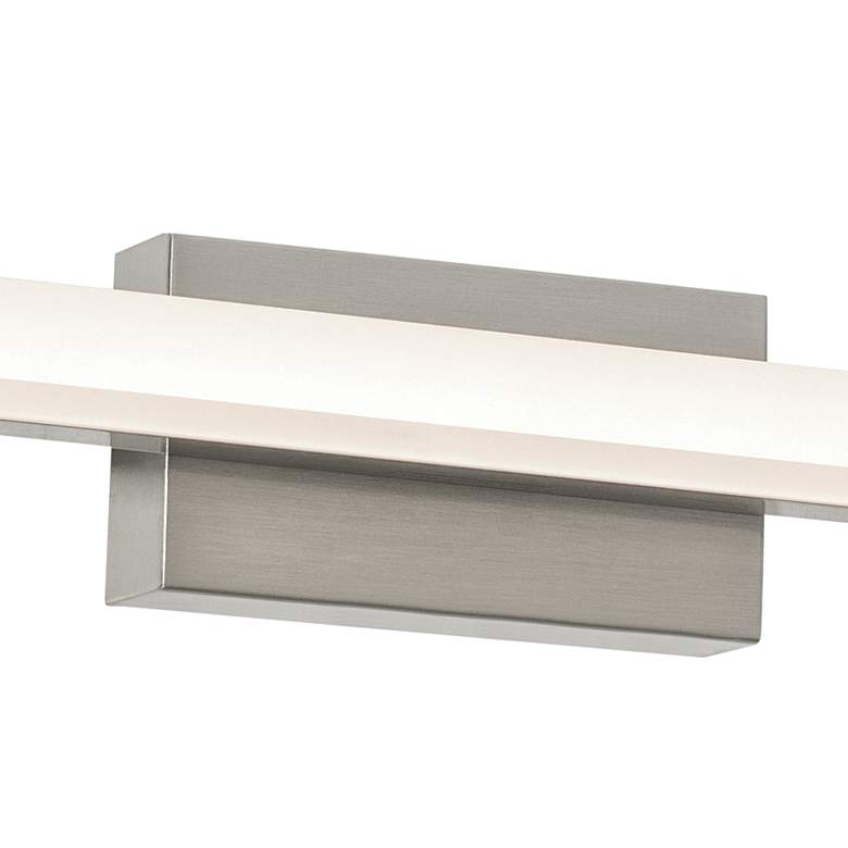 Image 4 Ramona 36" Wide Satin Nickel LED Vanity Bath Light more views