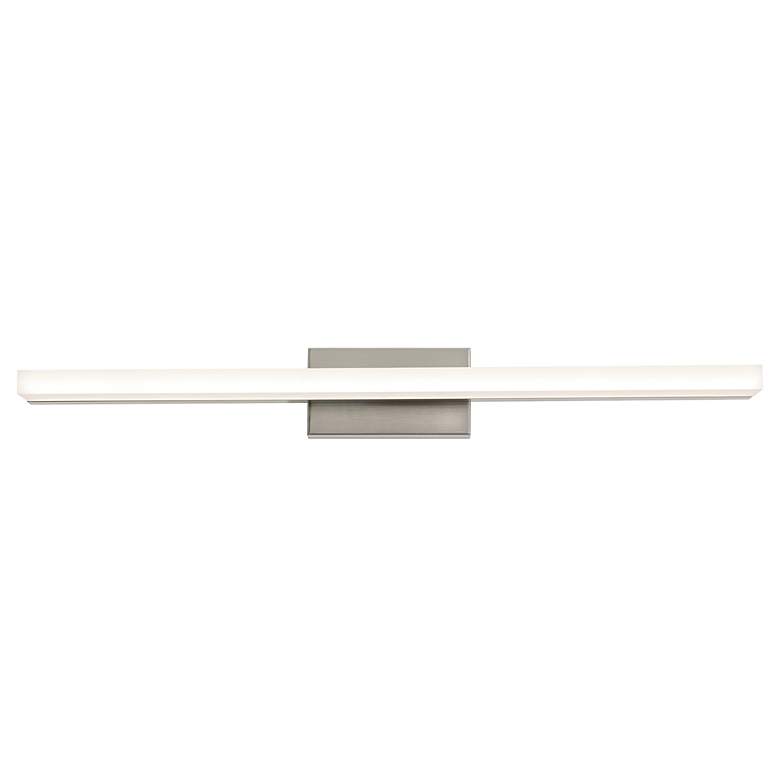 Image 5 Ramona 36" Wide Satin Nickel LED Vanity Bath Light more views