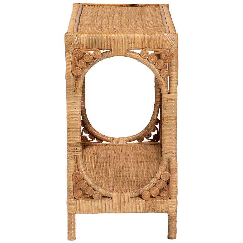 Image 6 Ramona 39 1/4" Wide Light Honey Rattan Console Table more views