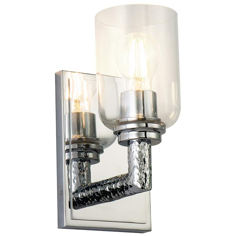 Image 1 Rampart 1 Light Wall Sconce in Polished Chrome