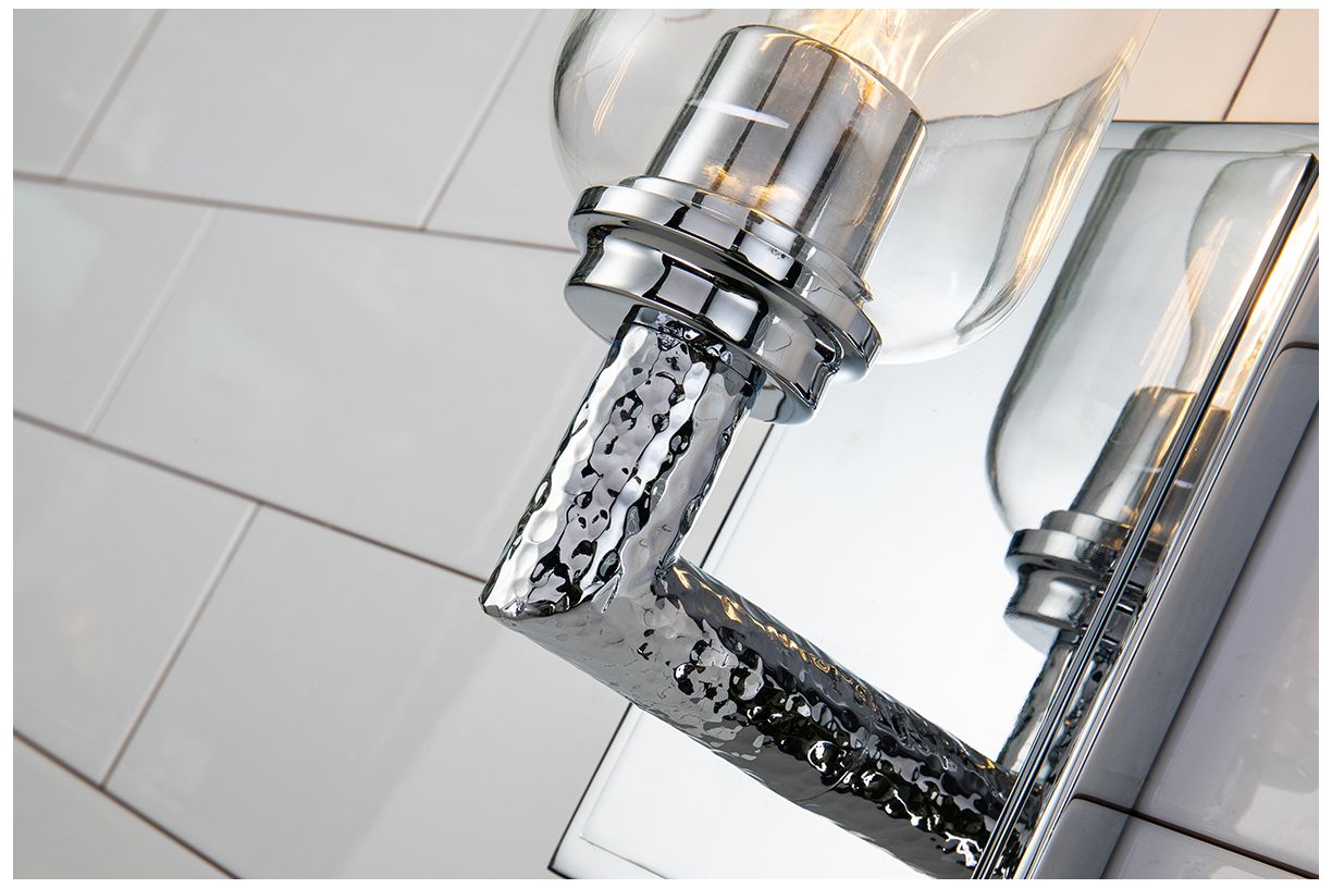Image 2 Rampart 1 Light Wall Sconce in Polished Chrome more views
