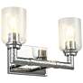 Rampart 2 Light Bath Vanity in Polished Chrome