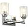 Rampart 2 Light Bath Vanity in Polished Chrome