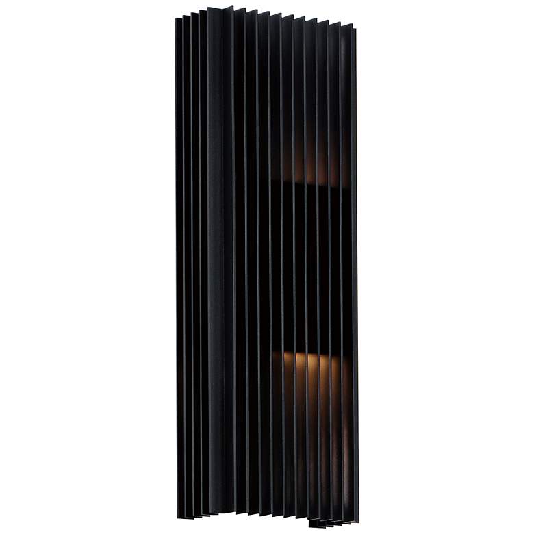 Image 1 Rampart Large LED Outdoor Wall Sconce Black
