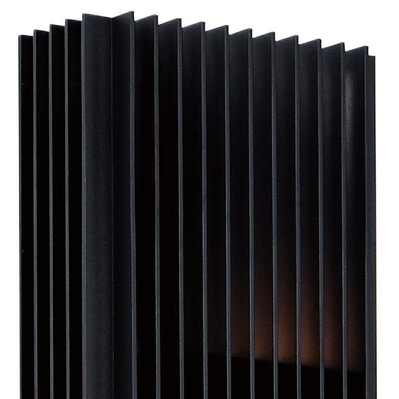 Image 2 Rampart Large LED Outdoor Wall Sconce Black more views
