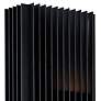 Rampart Large LED Outdoor Wall Sconce Black
