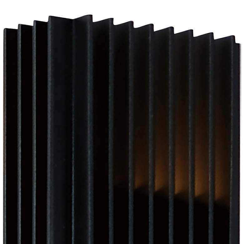 Image 2 Rampart Medium LED Outdoor Wall Sconce Black more views